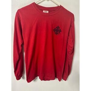 Old South Apparel Christmas Nutcracker Long Sleeve Shirt Red Adult Small Cotton